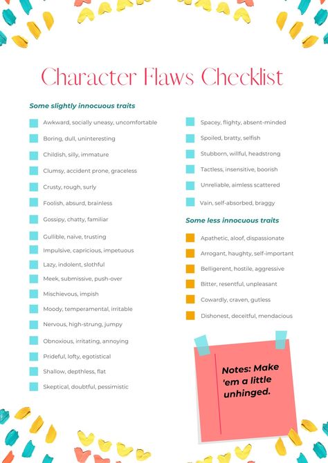 Character Flaws—The Traits You Totally Don't See in Yourself Fatal Flaws, Three Act Structure, Fictional Languages, Character Questions, Author Dreams, Different Types Of Books, Character Motivation, Character Flaws, Character Personality