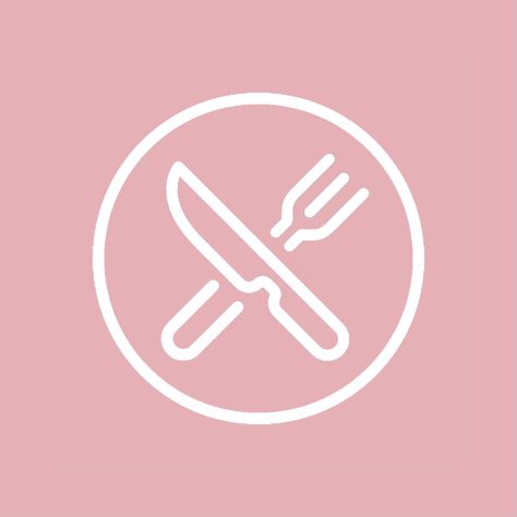 Pink food icon Pink Aestethic Icon, Food Pink Icon, Pink Food Icon, Food App Icon, Notion Organization, Pink Apps, Mixed Greens Salad, Dolphin Sunset, Pizza Icon