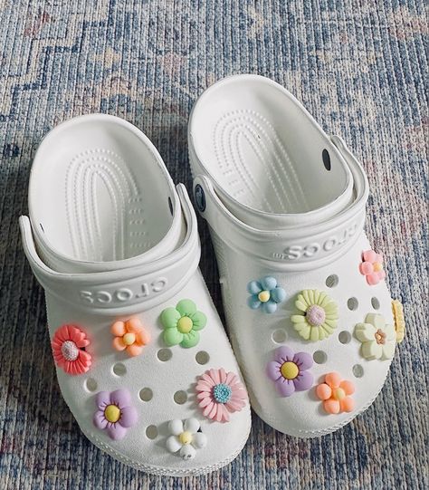 Crocs With Flowers, Flower Charm, Charms, Flowers