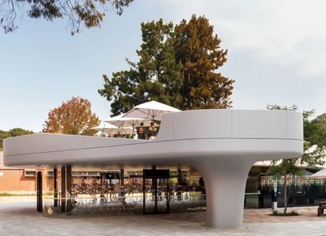 Curtin University, Glass Pavilion, Cycling City, Bike Lane, Bicycle Parking, Urban Fabric, Bike Parking, Future City, Urban Spaces