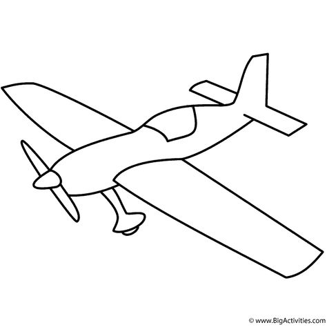 coloring page Plane Drawing Simple, Simple Airplane Drawing, Drawings Printable, Plane Drawing, Airplane Coloring Pages, Airplane Kids, Cartoon Airplane, Airplane Drawing, Simple Sketch