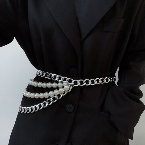 Pearl Clothes, Pearl Suit, Wedding Beach Party, Pearl Waist Chain, Hair Pieces For Men, Pearl Body Chain, Chain Outfit, Shirt Dress For Women, Pearl Belt