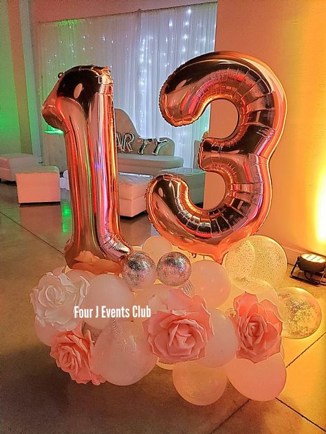 13 Year Birthday Ideas, Birthday 13 Year, 13yrs Old Birthday Ideas, 13 Yrs Old Girl Birthday Party Ideas, Big 13th Birthday Party Ideas, 13 Year Birthday Party Ideas, 13th Birthday Balloon Ideas, Birthday 13 Girl, Happy Birthday 13 Girl