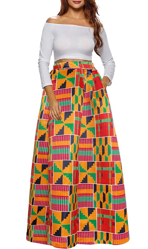 Chitenge skirts high waist