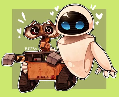 Wall E Fanart, Wall E Costume, Walle Y Eva, Walle And Eva, Anastacia Disney, Wall E And Eve, Eve Wall E, Dibujos Toy Story, Wall E Eve