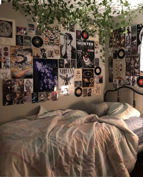 Guitarist Bedroom Aesthetic, Room Inspo For Small Rooms, Maximalist Bedroom Aesthetic, Maximalist Bedroom, Stunning Kitchens, Home Library, Bedroom Aesthetic, Bedroom Inspo, Dream Rooms