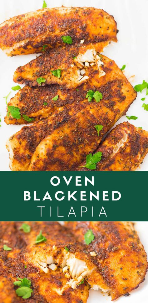 Tilapia Oven, Foil Salmon, Tilapia Recipes Easy, Baked Tilapia Recipes, Blackened Tilapia, Fish Recipes Baked, Baked Tilapia, Tilapia Recipes, Fish Recipes Healthy