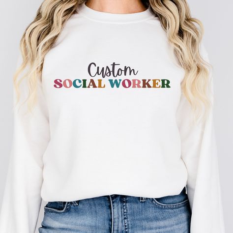 Social Worker Outfits, Work Appreciation, School Social Worker, Social Worker Gifts, Social Worker, Foster Care, Social Work, Casual Fit, The School