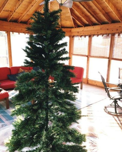 8 Hacks to Make Your Fake Christmas Tree Look Full and Fabulous Cheap Christmas Tree, Boot Decor, Fake Christmas Tree, Cheap Christmas Trees, Beach Christmas Trees, Flocked Christmas Tree, Fake Christmas Trees, Pallet Christmas Tree, Fake Trees