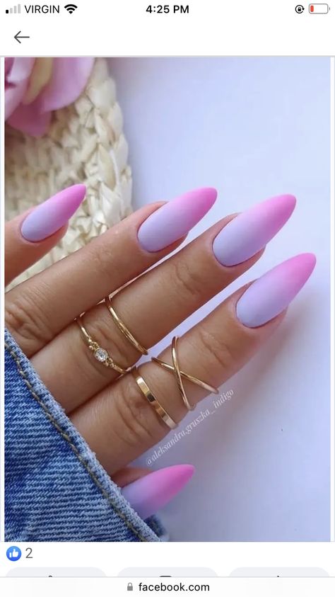 Purple Fade Nails, Purple Ombre Nail Designs, What Are Acrylic Nails, Ombre Nail Art, Faded Nails, Purple Ombre Nails, Ombre Nail Art Designs, Nails Ombre, Ombre Nail