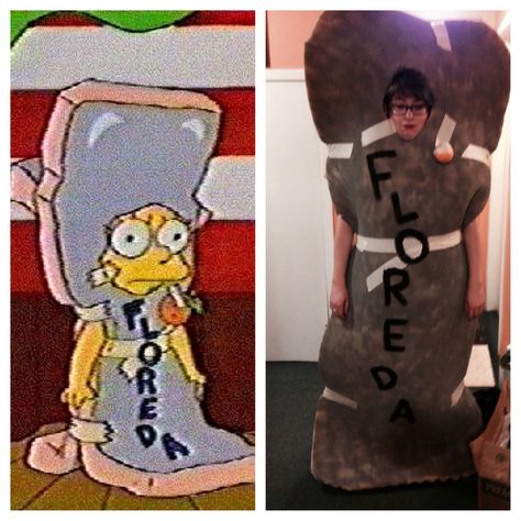 reddit user Juicetang Lisa's Florida costume Florida Costume, Florida Meme, Florida Halloween, Simpsons Costumes, Florida Funny, The Simpsons Show, Black Halloween Dress, Speed Internet, Kids Tv Shows