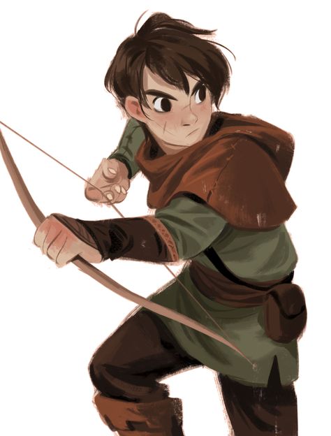 Mingjue Helen Chen, Character Design Cartoon, Bow And Arrow, Character Design Male, 영감을 주는 캐릭터, Character Design References, Robin Hood, Character Creation, Design Reference