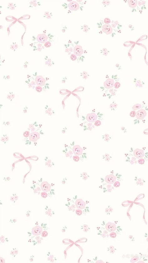 Wallpaper Rosa, Cute Home Screen Wallpaper, Cute Home Screens, Bow Wallpaper, Simple Phone Wallpapers, Cute Simple Wallpapers, Pink Wallpaper Iphone, Flower Phone Wallpaper, Cute Patterns Wallpaper