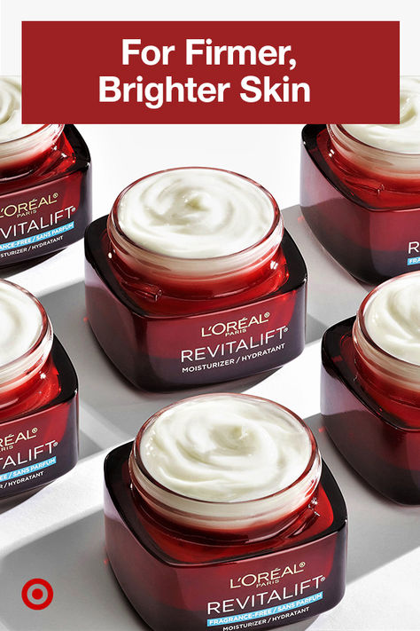 Try L'Oréal Paris Revitalift Triple Power Moisturizer that helps your skin feel immediately softer, smoother & plumped with hydration. In 1 week; wrinkles are visibly reduced, firmness is noticeably improved, skin tone is brighter, texture is renewed. In a 4-week clinical study of over 100 women Loreal Revitalift, Fragrance Free Moisturizer, Retinol Face Cream, Retinol Night Cream, Retinol Moisturizer, Creme Anti Age, Anti Aging Moisturizer, Anti Aging Face, Anti Aging Treatments