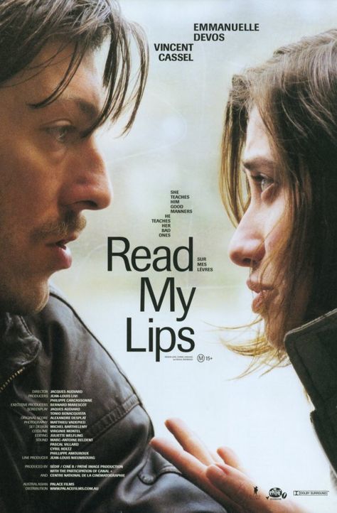 Read My Lips, Directed By, Movie Hacks, Movie To Watch List, New Movies To Watch, Vincent Cassel, Film Poster Design, Great Movies To Watch, Movie Covers