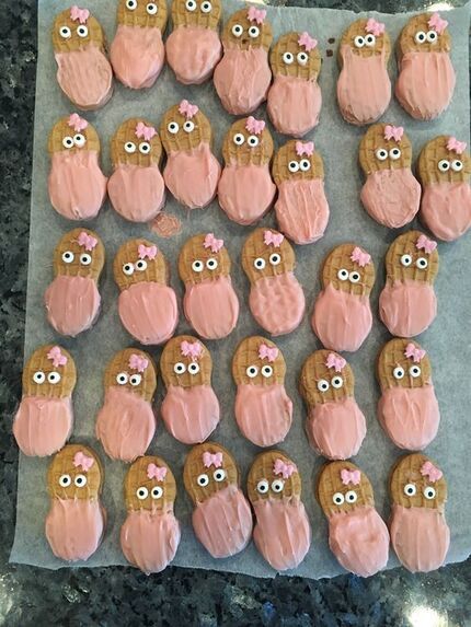 Gender Reveal Ideas Elephant Theme, Elephant Gender Reveal Ideas, Little Peanut Baby Shower Girl, Baby Shower Elephant Theme Girl, Pink Elephant Baby Shower Theme, Elephant Baby Shower Theme Girl, Baby Shower Elephant Theme, Baby Shower Desserts Girl, Adventure Baby Shower Theme