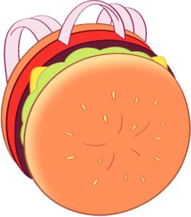 Cheeseburger Backpack, Backpack Png, Backpack Drawing, Kids Themed Birthday Parties, Cheese Burger, Bee And Puppycat, Diy Things, Middle Child, Great Tv Shows