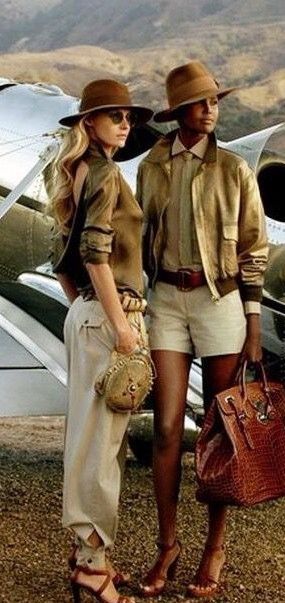 Safari Outfit Women, Kenya Trip, Moda Safari, Africa Safari Clothes, Safari Outfit, Travel To, Safari Outfits, Safari Chic, Africa Do Sul