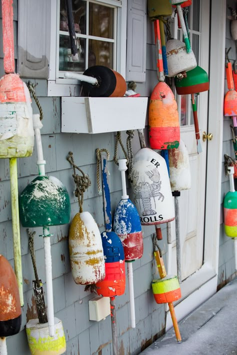 Lobster Buoys on Wall | Rye Harbor, Rye, NH Prints are available matted or unmatted. Matted Prints are Matted in White. 5x7 matted size 8x10 | 8x10 matted size 11x14 | 11x14 matted size 16x20 Lobster Buoys Painting, Fishing Buoys, Lobster Buoy Decor, Buoy Decor, Painted Paddles, Lake Cabin Decor, Lobster Buoys, Bass Harbor Lighthouse Maine, Backyard Renovation