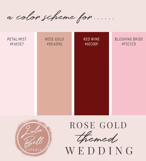 Try These DIY Gold Wedding Colors Ideas ...wers in season and in your color theme.In season flowers will be less expensive so take time to see what's available with the colors you wish to use t...n in the right shade with about any color is a goFall Wedding ColorsFall is truly one of the most beautiful color palettes for a wedding they include #shop.thewhitewedding.club #wedding-colors-gold #weddings Rose Gold Wedding Theme, Rose Gold Wedding Invitation, Pink Wedding Colors, Rose Gold Wedding Invitations, Gold Wedding Colors, Gold Wedding Invitation, Gold Wedding Theme, Paint Chip, Blushing Bride