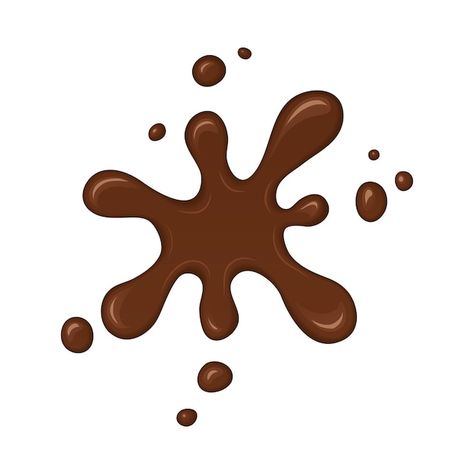 Vector vector illustration brown splash ... | Premium Vector #Freepik #vector #chocolate-drip #melted-chocolate #liquid-chocolate #chocolate-drop Chocolate Drops, Chocolate Drip, Melted Chocolate, Melting Chocolate, Gingerbread Cookies, Premium Vector, Graphic Resources, Gingerbread, Vector Illustration