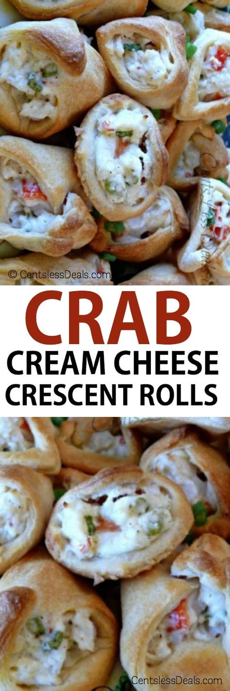 Cheese Filled Crescent Rolls, Crab And Cream Cheese, Keto Dough, Filled Crescent Rolls, Pure Satisfaction, Food Sides, Cream Cheese Crescent Rolls, Cheese Crescent Rolls, Crescent Recipes