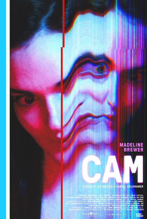 Cam (2018) Cam Movie, Madeline Brewer, Horror Movies On Netflix, Tam Film, Netflix Horror, Netflix Movies To Watch, Best Movie Posters, Film Horror, Tv Program