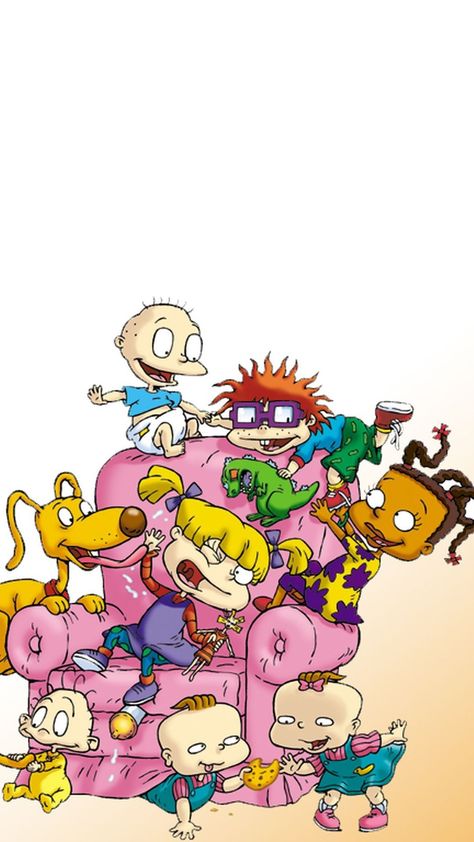 Rug Rats Wallpaper, Nickelodeon 90s Wallpaper, Rugrats Aesthetic, Rugrats Cartoon, Rug Rats, 90s Wallpaper, Nickelodeon Cartoons, Arte Van Gogh, Wallpaper Doodle