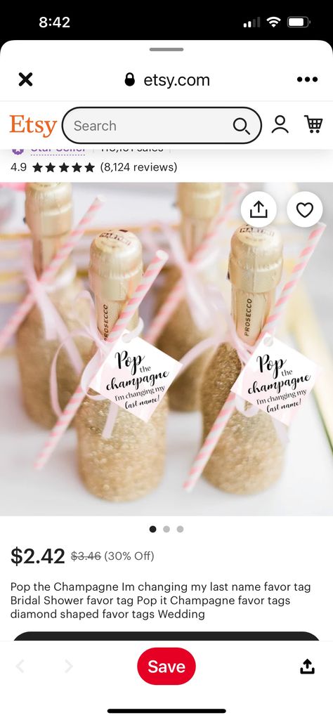 Champagne Favors, Couple Wedding Shower, Bridal Shower Favor, Bridal Shower Favors, Wedding Saving, Favor Tags, Wedding Shower, Bridal Shower, Champagne