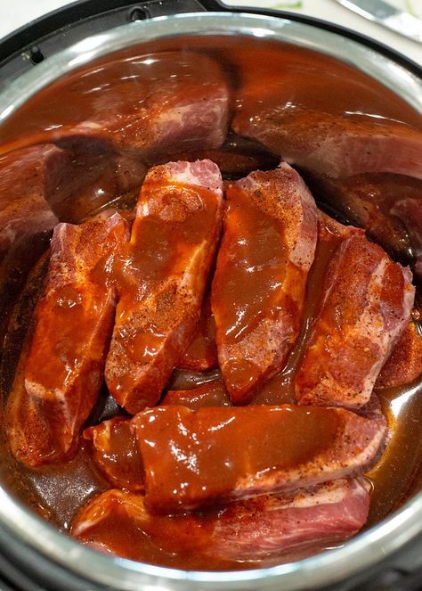 Pork Rib Recipe, Pressure Cooker Ribs, Instant Pot Ribs Recipe, Recipes Instapot, Boneless Pork Ribs, Pressure Cooker Pork, Country Style Pork Ribs, Boneless Ribs, How To Cook Ribs