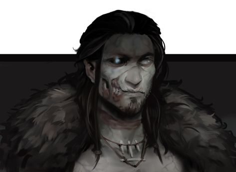 Undead Barbarian, Zombie Viking, Barbarian Character Design Male, Curse Of Strahd, Viking Character, Vampire Masquerade, Horror Drawing, Character Prompts, Zombie Art