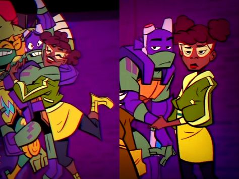 Rotmnt Donnie X April, Rise Of The Teenage Mutant Ninja Turtles April, April X Donnie 2018, Tmnt 2018 Donnie X April, April X Donnie Rottmnt, Donnie And April Rottmnt, Rotmnt April, Rottmnt April X Donnie, Rottmnt Donnie And April