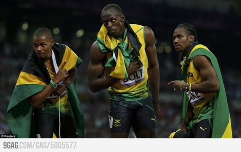 Jamaica rules! 1st, 2nd and 3rd! Sprint Workout, Carl Lewis, Track Team, 2012 Summer Olympics, 2012 Olympics, Civil Rights Leaders, Clean Sweep, London Summer, Usain Bolt