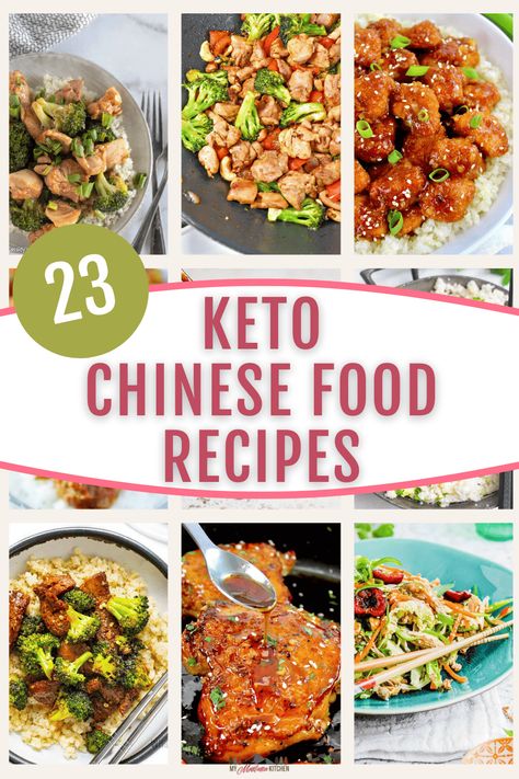 Keto Chinese Recipes, Chinese Food Takeout, Keto Chinese Food, Keto Chinese, Chinese Diet, Chinese Food Recipes, Recipes To Cook, Chinese Takeout, Food Options