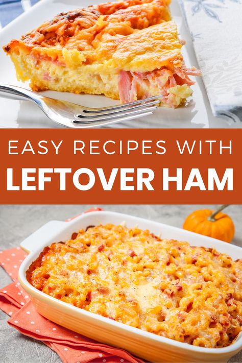 Wondering what to do with leftover spiral ham? Dive into our leftover ham recipes! From cozy casseroles to flavorful soups, we've got the perfect solutions to make your ham leftovers the star of your next family dinner. Leftover Diced Ham Recipes, Pre Cooked Sliced Ham Recipes, Easy Recipes With Leftover Ham, What Can I Make With Leftover Ham, Leftover Thanksgiving Ham, Leftover Ham Dishes, Baked Ham Leftover Recipes, Recipes Leftover Ham, Leftover Ham Meals