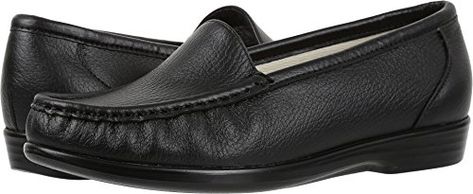 SAS Womens Simple Slip on Loafer Black 8 M * More info could be found at the image url. (This is an affiliate link) Sas Shoes, Black Shoes Women, Simplify Your Life, Comfortable Sandals, Sophisticated Style, Loafers For Women, Shoes Black, Product Reviews, Loafer Shoes