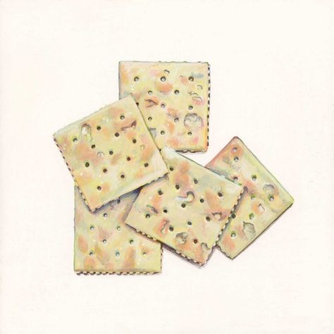 Saltines Joel Penkman, Food Shelf, America Food, Art Tutorials Watercolor, Food Illustration Art, Food Painting, Drinks Design, Illustration Food, Adult Crafts