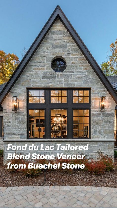 Buechel Stone, Stone Exterior Houses, Ranch House Exterior, Stone Exterior, Exterior House Color, Hgtv Dream Home, Cottage Exterior, House Color, Modern Farmhouse Exterior