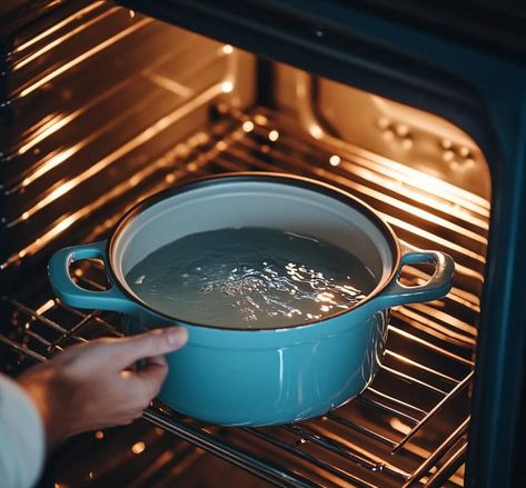 The Only Oven Cleaning Hack You’ll Ever Need: Steam Cleaning Steam Clean Oven, Green Pork Chili, Best Oven Cleaner, Oven Cleaner Diy, Cleaning Your Oven, Oven Cleaning Easy, Cleaning Stainless Steel Appliances, Oven Cleaning Hacks, Homemade Oven Cleaner