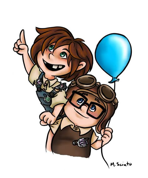 Cute Carl and Ellie piece. Paradise Falls, Paradise, Photoshop, Deviantart