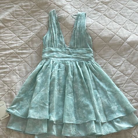 Nwt Size Small A&F Babydoll Light Blue/Green Dress!!! So Adorable Just Doesn’t Fit Me Anymore, Never Worn!!! Light Flowy Dress, Babydoll Hoco Dress, Plaid Flannel Shirt Dress, Cotton Fabric Dress, Mermaid Board, Tartan Plaid Dress, Angel Sleeves Dress, Blue Green Dress, Flannel Shirt Dress