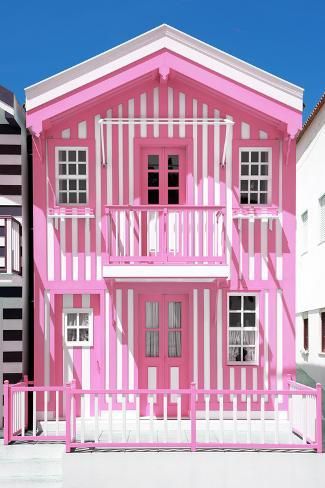 Pink house exterior