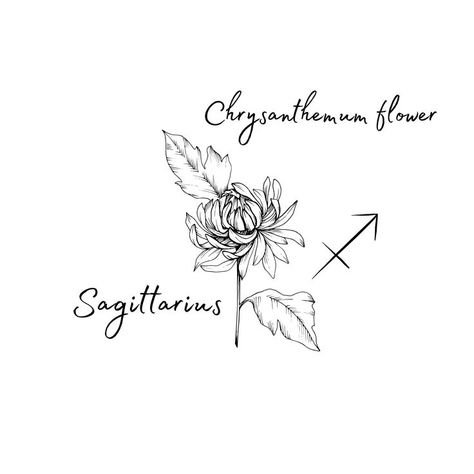 Sagittarius Flower Tattoo, Sagittarius Flower, Minimal Tattoo, Finger Tattoos, Lotus Flower Tattoo, Flower Tattoo, Embroidery Patterns, Tatting, Zodiac Signs