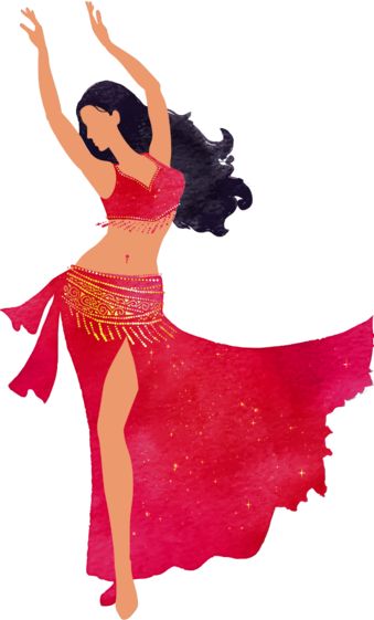 Belly Dance Poses Drawing, Belly Dancer Artwork, Belly Dancer Drawing, Dancer Logo, Arabic Illustration, Egypt Party, Dancer Artwork, Dance Party Decorations, Dancing Drawing