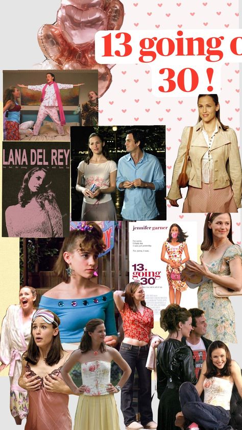 #13 going 30#2000s # movies 2000s Movies Costumes, 13 Going 30, 13 Going On 30 Outfits, 13 Going On 30, 30 Outfits, Chick Flicks, 2000s Movies, Die Young, Costumes Ideas