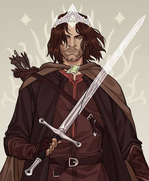 Lotr Aesthetic, Lotr Fanart, Aragorn And Arwen, Tolkien Hobbit, Middle Earth Art, Hobbit Art, Tolkien Art, Lotr Art, Birthday Today