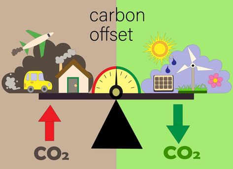 Carbon Neutral Illustration, Carbon Footprint Illustration, Carbon Offsetting, Paper Industry, Digital Certificate, Carbon Offset, Carbon Neutral, Carbon Dioxide, Visiting Cards