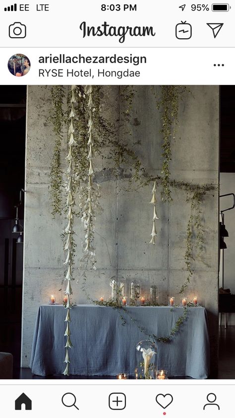 Hanging Installation, Wedding Branches, White Branches, Flower Installation, Vase Arrangements, Martha Stewart Weddings, Floral Garland, Wedding Mood Board, Sweetheart Table