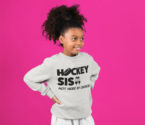 Hockey Siblings, Sister And Brother Quotes, Hockey Sister, Funny Hockey Shirts, Hockey Sweater, Funny Hockey, Hockey Kids, Hockey Quotes, Hockey Humor