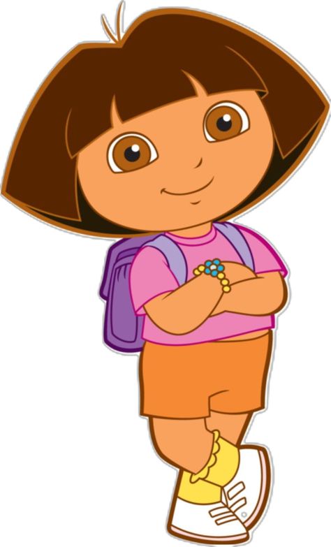 Cartoon Characters: Dora The Explorer Dora Characters, Dora Drawing, Dora Pictures, Dora Cartoon, Dora Outfits, Lost City Of Gold, Dora And Friends, Icons Party, Cartoon Characters As Humans